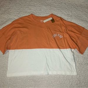 NWT PINK Oversized Crop Top